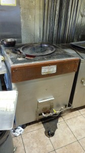 A tandoor oven that "requires a serious cleaning effort," Danny Martin said. Photo by Shannon Lough