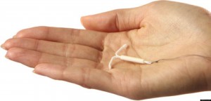 Mirena is a small plastic T-shapped birth control that is inserted into the uterus. Source: galleryhip.com