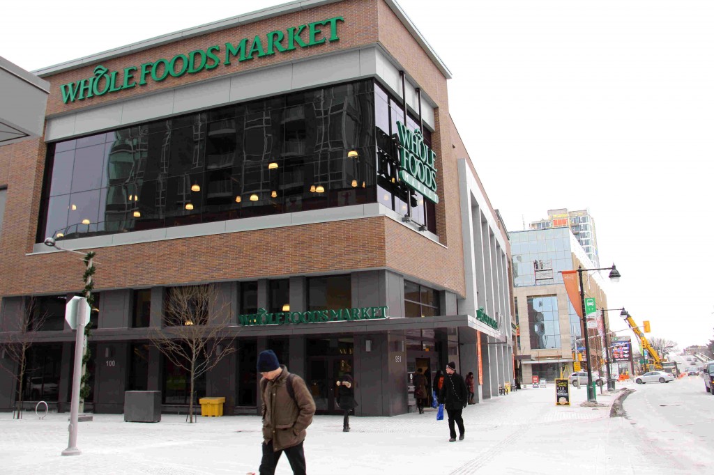Whole Foods' newest Canadian location at Ottawa's Landsdowne Park. PHOTO: Evelyn Harford