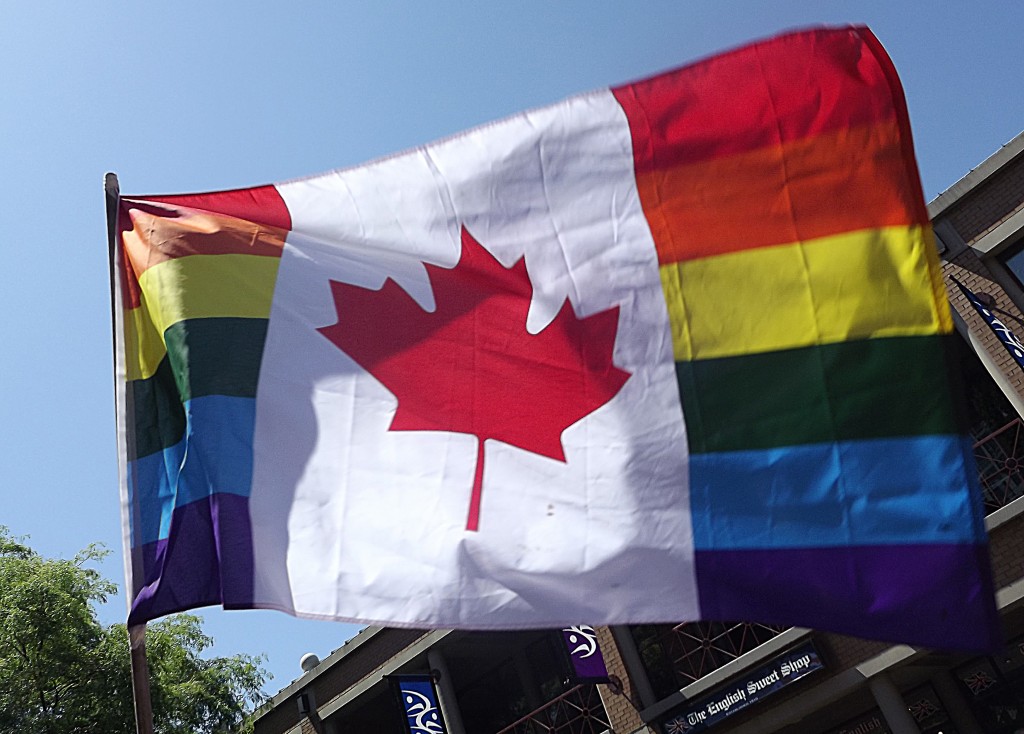 Canada shows its pride. Photo credit © Nicole Rutherford. 