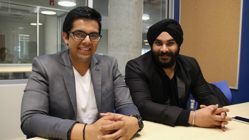 Deepak Sharma, the founder of univfax (left) with the marketing director, Jassmeet Singh (right).  They both started supporting international students through DISA (Dalhousie International Student Association) and INDISA (Indian Students Society of Dalhousie). But they founded univfax to build a permanent base to support international students coming to Halifax from all over the world.