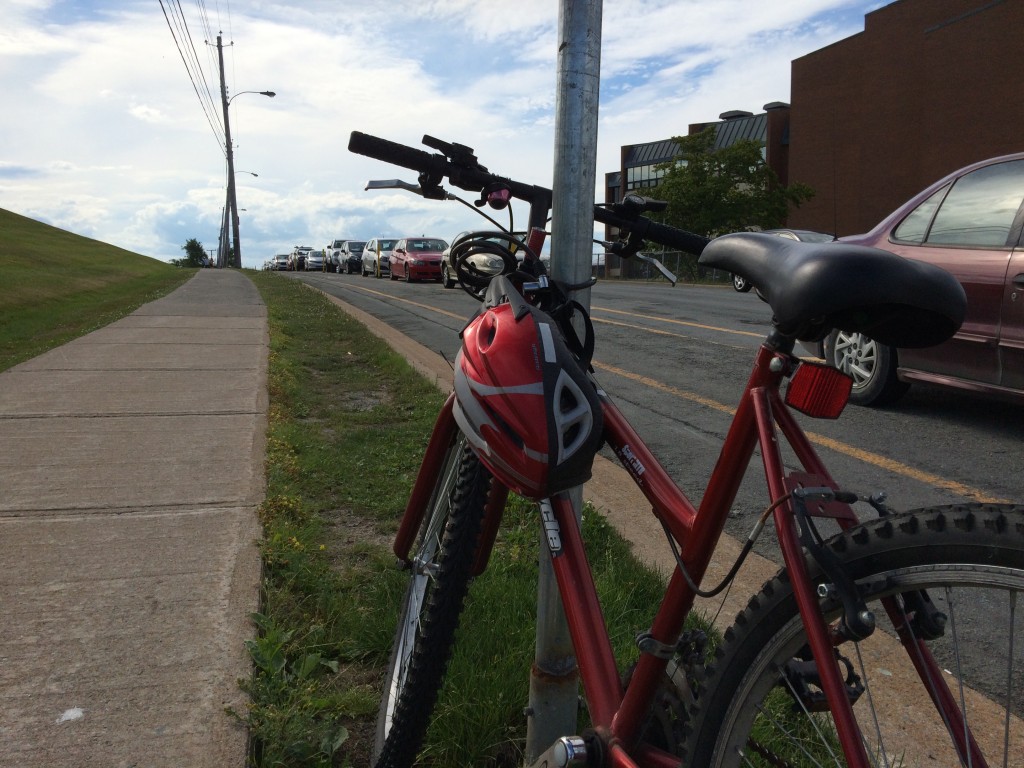 The HRM says protected bike lanes, like this one Rainnie Drive, are the key to getting more people to bike.