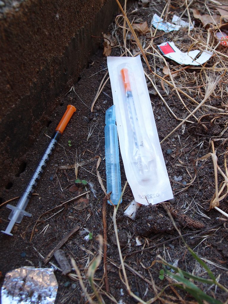 Needle hunters and city staff picked 18,280 needles off the streets of Ottawa in 2015. Photo credit: Guilhem Vellut (Flickr) 